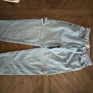 Light Blue Distressed Jeans